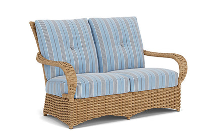 Lloyd Flanders - Magnolia Loveseat In Sandcastle Finish With Hansen Sky Fabric - 331050141064 view 1