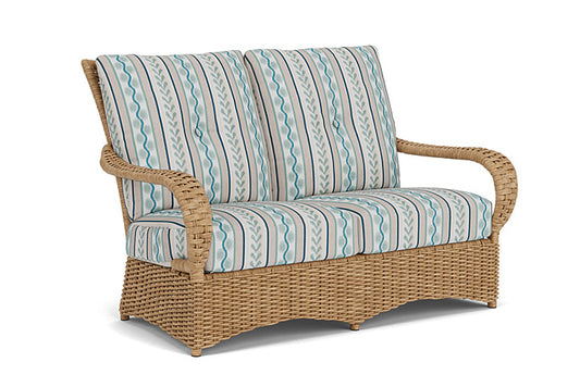 Lloyd Flanders - Magnolia Loveseat In Sandcastle Finish With Ilona Resort Fabric - 3310501412069 view 1