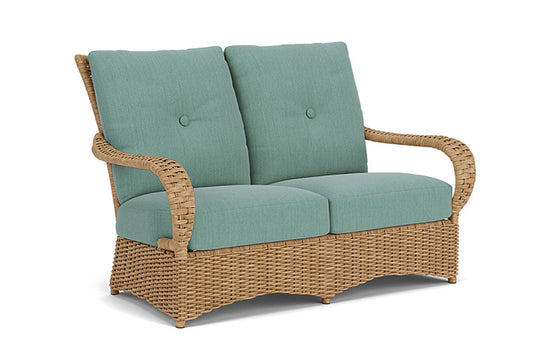 Lloyd Flanders - Magnolia Loveseat In Sandcastle Finish With Loveboat Mint Fabric - 3310501412010 view 1