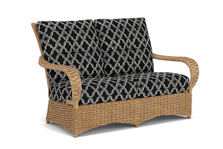 Lloyd Flanders - Magnolia Loveseat In Sandcastle Finish With Luna Onyx Fabric - 3310501412071 view 1