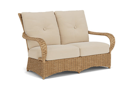 Lloyd Flanders - Magnolia Loveseat In Sandcastle Finish With Raindrop Almond Fabric - 3310501412055 view 1