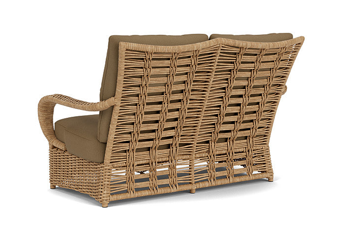 Lloyd Flanders - Magnolia Loveseat In Sandcastle Finish With Reflections Straw Fabric - 3310501412053 view 2