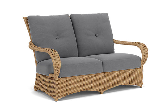 Lloyd Flanders - Magnolia Loveseat In Sandcastle Finish With Remy Graphite Fabric - 3310501412003 view 1