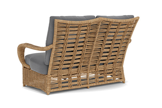 Lloyd Flanders - Magnolia Loveseat In Sandcastle Finish With Remy Graphite Fabric - 3310501412003 view 2
