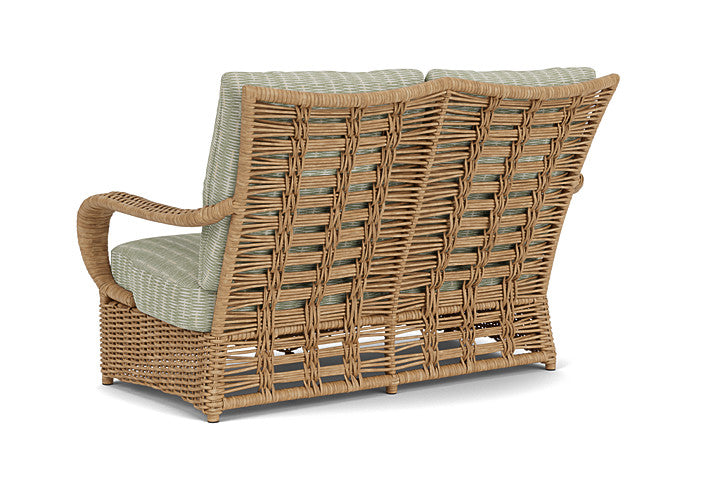 Lloyd Flanders - Magnolia Loveseat In Sandcastle Finish With Romulo Laurel Fabric - 3310501412049 view 2
