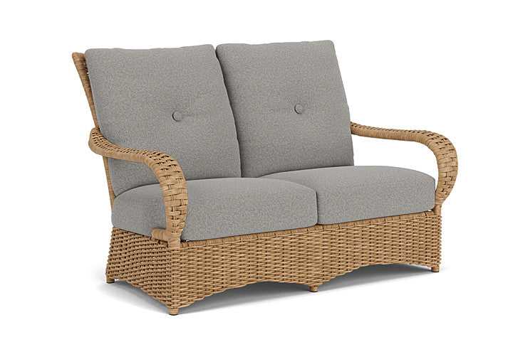 Lloyd Flanders - Magnolia Loveseat In Sandcastle Finish With Rumba Nickel Fabric - 3310501412011 view 1