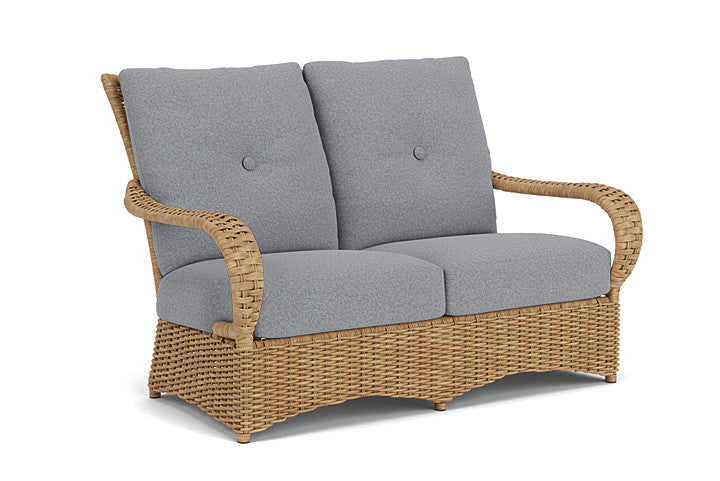Lloyd Flanders - Magnolia Loveseat In Sandcastle Finish With Rumba Stonewashed Fabric - 3310501412006 view 1