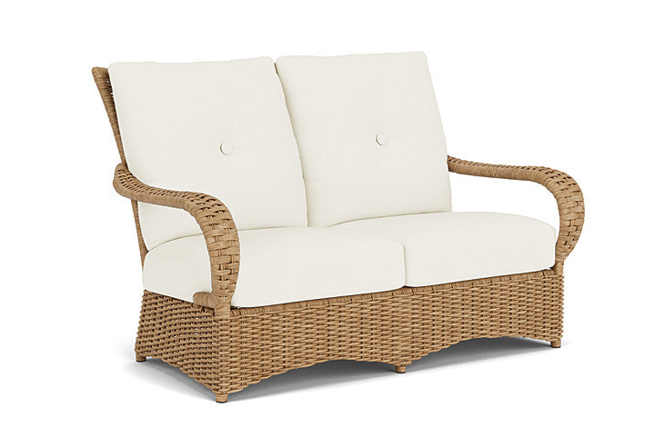 Lloyd Flanders - Magnolia Loveseat In Sandcastle Finish With Sailcloth Salt Fabric - 331050141890 view 1