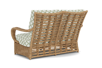 Lloyd Flanders - Magnolia Loveseat In Sandcastle Finish With Savannah Green Fabric - 3310501412064 view 2