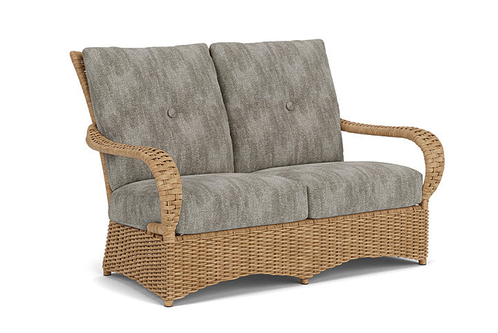 Lloyd Flanders - Magnolia Loveseat In Sandcastle Finish With Surface Slate Fabric - 3310501412056 view 1