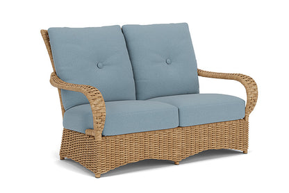 Lloyd Flanders - Magnolia Loveseat In Sandcastle Finish With Unearth Mist Fabric - 3310501412068 view 1