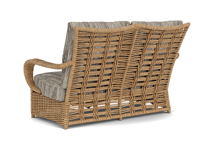 Lloyd Flanders - Magnolia Loveseat In Sandcastle Finish With Woodgrain Ash Fabric - 331050141723 view 2
