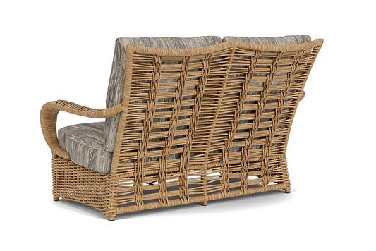 Lloyd Flanders - Magnolia Loveseat In Sandcastle Finish With Woodgrain Ash Fabric - 331050141723 view 2