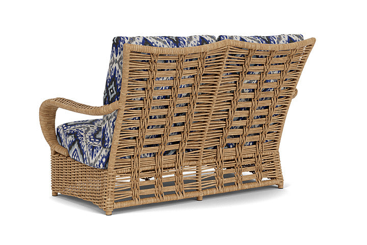 Lloyd Flanders - Magnolia Loveseat In Sandcastle Finish With Yoko Mediterranean Fabric - 331050141705 view 2