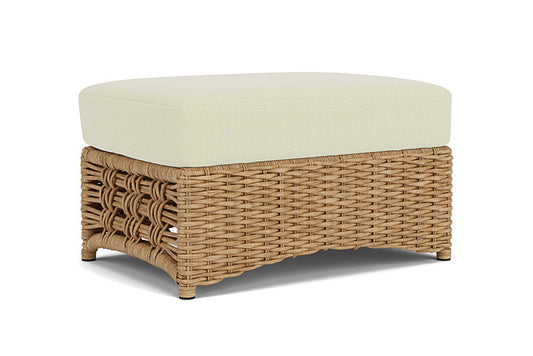 Lloyd Flanders - Magnolia Ottoman In Sandcastle Finish With Bamboo Bay Meadow Fabric - 3310171412060 view 1
