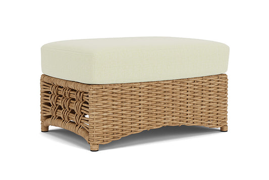 Lloyd Flanders - Magnolia Ottoman In Sandcastle Finish With Bamboo Bay Meadow Fabric - 3310171412060 view 2
