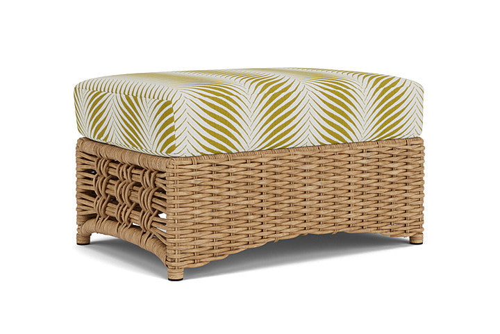 Lloyd Flanders - Magnolia Ottoman In Sandcastle Finish With Clock Out Dew Fabric - 3310171412083 view 1