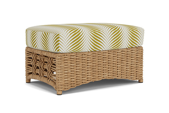 Lloyd Flanders - Magnolia Ottoman In Sandcastle Finish With Clock Out Dew Fabric - 3310171412083 view 2