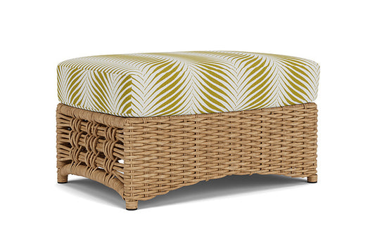 Lloyd Flanders - Magnolia Ottoman In Sandcastle Finish With Clock Out Dew Fabric - 3310171412083 view 2