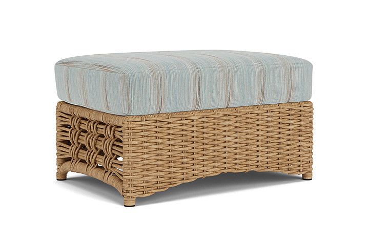 Lloyd Flanders - Magnolia Ottoman In Sandcastle Finish With Colorwave Mist Fabric - 3310171412072 view 1