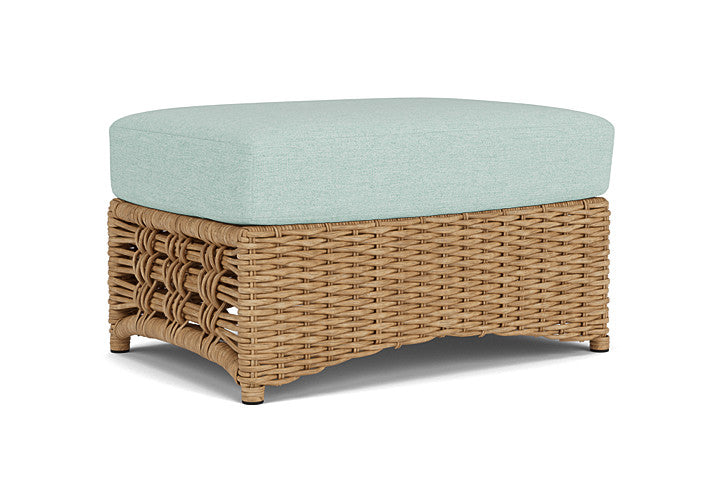 Lloyd Flanders - Magnolia Ottoman In Sandcastle Finish With Demo Mist Fabric - 331017141066 view 2