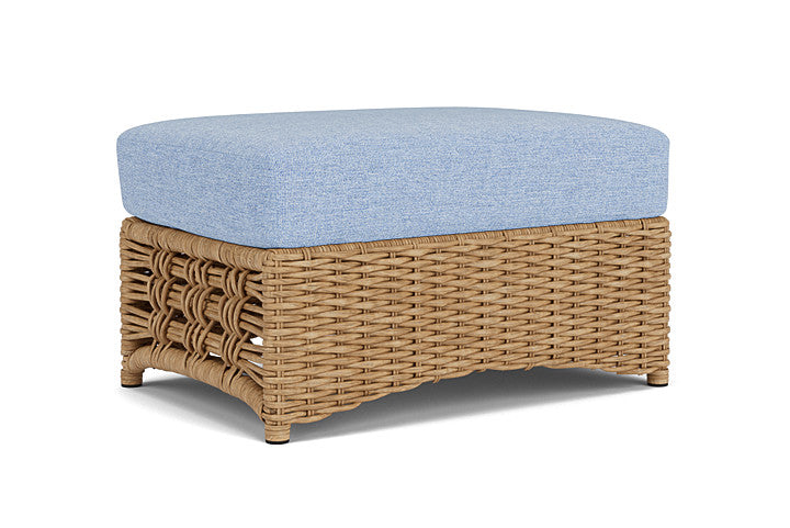 Lloyd Flanders - Magnolia Ottoman In Sandcastle Finish With Demo Skyway Fabric - 331017141065 view 1