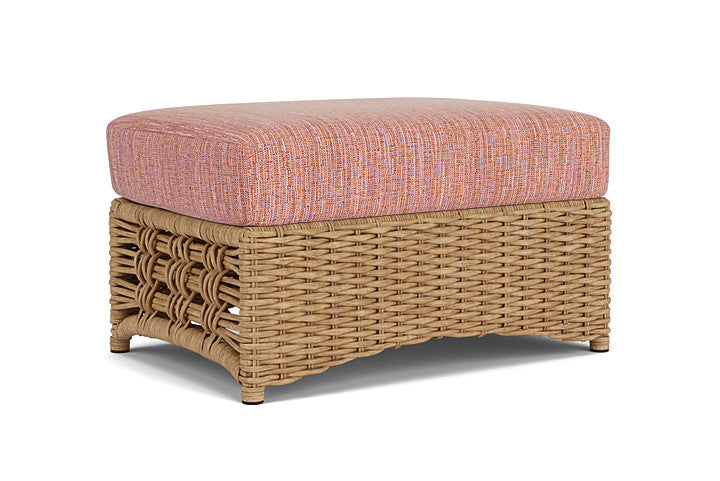 Lloyd Flanders - Magnolia Ottoman In Sandcastle Finish With Friendly Carnival Fabric - 3310171412043 view 1