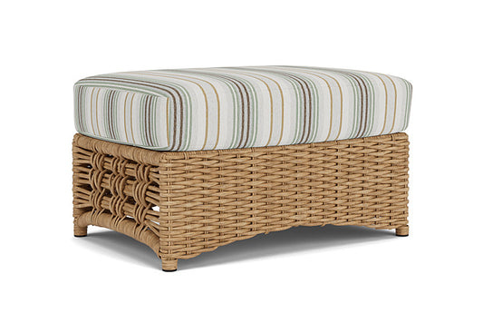 Lloyd Flanders - Magnolia Ottoman In Sandcastle Finish With Jansen Eucalyptus Fabric - 3310171412061 view 2