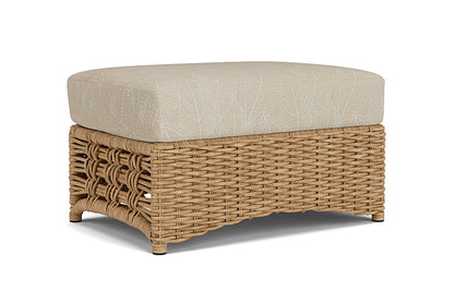 Lloyd Flanders - Magnolia Ottoman In Sandcastle Finish With Laurel Ecru Fabric - 3310171412057 view 1
