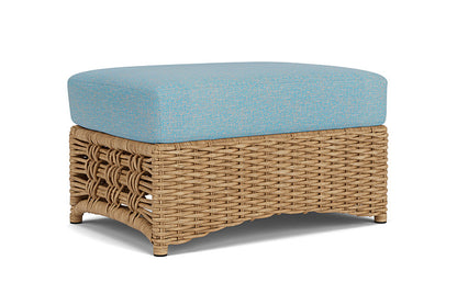 Lloyd Flanders - Magnolia Ottoman In Sandcastle Finish With Leeds Light Blue Fabric - 3310171412058 view 1