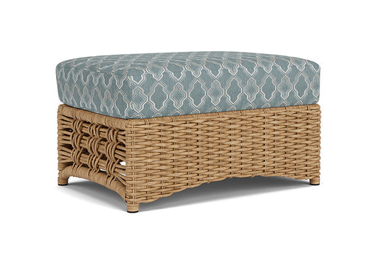 Lloyd Flanders - Magnolia Ottoman In Sandcastle Finish With Luna Mist Fabric - 3310171412070 view 1