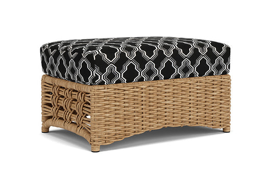 Lloyd Flanders - Magnolia Ottoman In Sandcastle Finish With Luna Onyx Fabric - 3310171412071 view 1