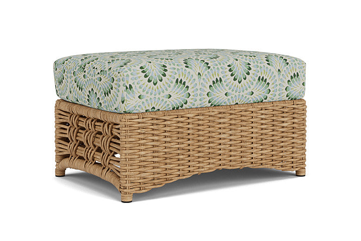 Lloyd Flanders - Magnolia Ottoman In Sandcastle Finish With Plume Spring Fabric - 3310171412085 view 1