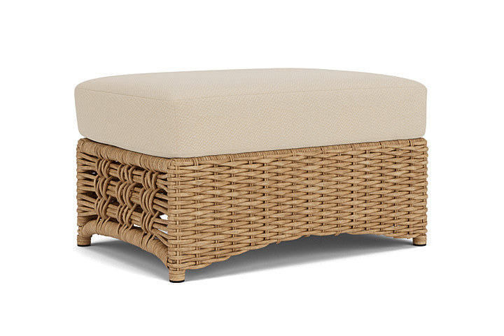Lloyd Flanders - Magnolia Ottoman In Sandcastle Finish With Raindrop Almond Fabric - 3310171412055 view 1