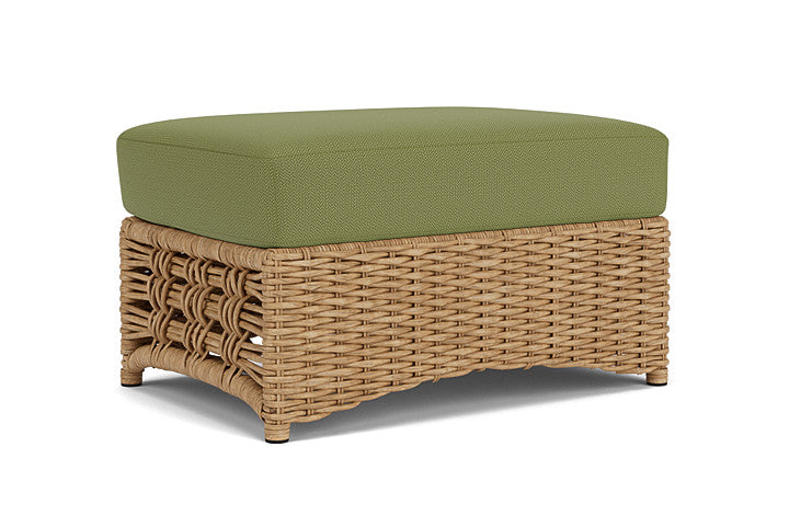 Lloyd Flanders - Magnolia Ottoman In Sandcastle Finish With Reflections Grass Fabric - 3310171412051 view 1