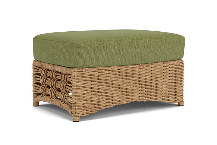 Lloyd Flanders - Magnolia Ottoman In Sandcastle Finish With Reflections Grass Fabric - 3310171412051 view 2