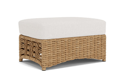 Lloyd Flanders - Magnolia Ottoman In Sandcastle Finish With Reflections Snow Fabric - 3310171412014 view 1
