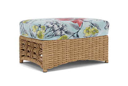 Lloyd Flanders - Magnolia Ottoman In Sandcastle Finish With Serena Floral Meadow Fabric - 3310171412079 view 2