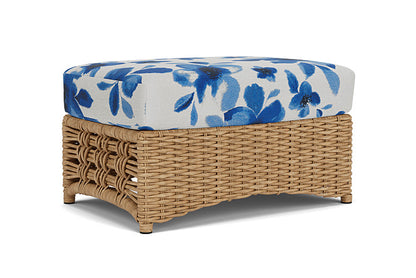 Lloyd Flanders - Magnolia Ottoman In Sandcastle Finish With Watercolor Blossom Capri Fabric - 331017141672 view 2