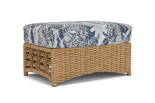 Lloyd Flanders - Magnolia Ottoman In Sandcastle Finish With Wayfarer Mist Fabric - 3310171412074 view 2