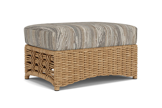 Lloyd Flanders - Magnolia Ottoman In Sandcastle Finish With Woodgrain Ash Fabric - 331017141723 view 1