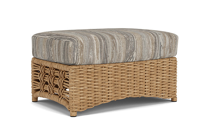 Lloyd Flanders - Magnolia Ottoman In Sandcastle Finish With Woodgrain Ash Fabric - 331017141723 view 2