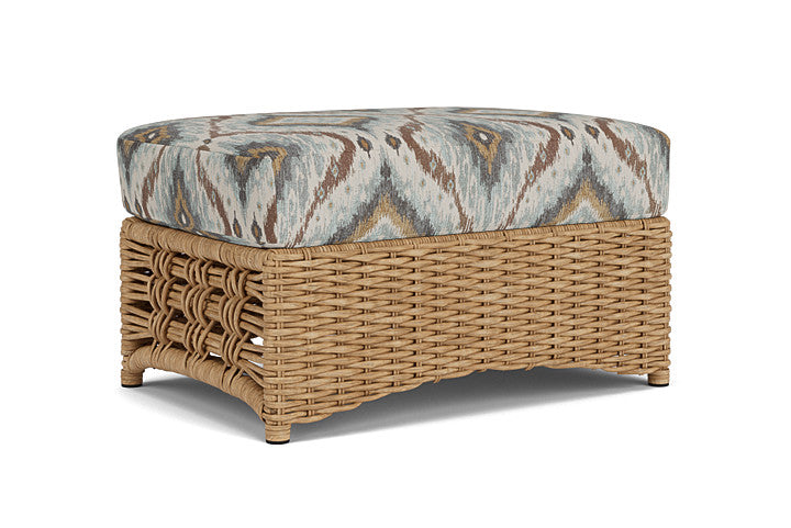 Lloyd Flanders - Magnolia Ottoman In Sandcastle Finish With Yoko Mist Fabric - 331017141727 view 1