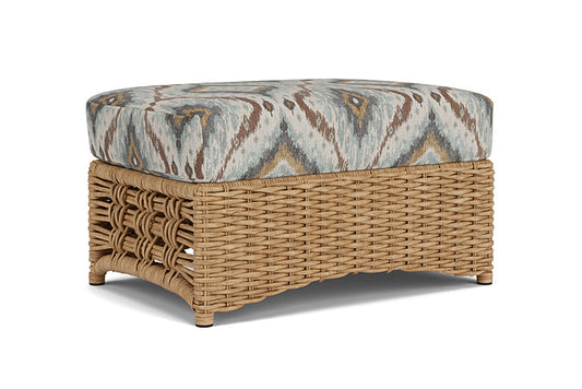 Lloyd Flanders - Magnolia Ottoman In Sandcastle Finish With Yoko Mist Fabric - 331017141727 view 1