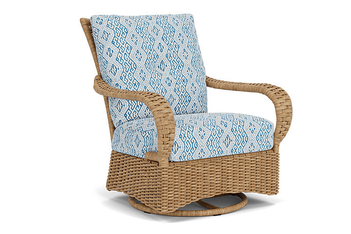 Lloyd Flanders - Magnolia Swivel Glider Lounge Chair In Sandcastle Finish With Aman Capri Fabric - 3310911411800 view 1