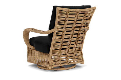 Lloyd Flanders - Magnolia Swivel Glider Lounge Chair In Sandcastle Finish With Canvas Black Fabric - 331091141157 view 2