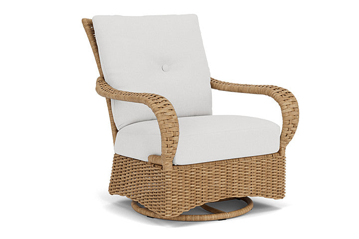 Lloyd Flanders - Magnolia Swivel Glider Lounge Chair In Sandcastle Finish With Canvas Natural Fabric - 331091141159 view 1