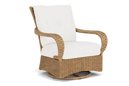 Lloyd Flanders - Magnolia Swivel Glider Lounge Chair In Sandcastle Finish With Friendly Natural Fabric - 3310911412042 view 1
