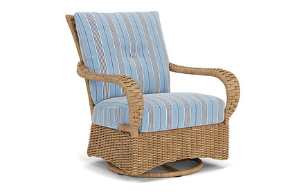 Lloyd Flanders - Magnolia Swivel Glider Lounge Chair In Sandcastle Finish With Hansen Sky Fabric - 331091141064 view 1