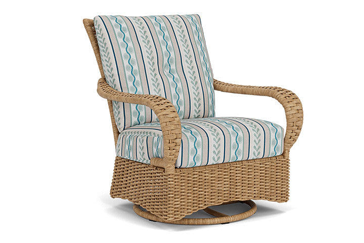 Lloyd Flanders - Magnolia Swivel Glider Lounge Chair In Sandcastle Finish With Ilona Resort Fabric - 3310911412069 view 1